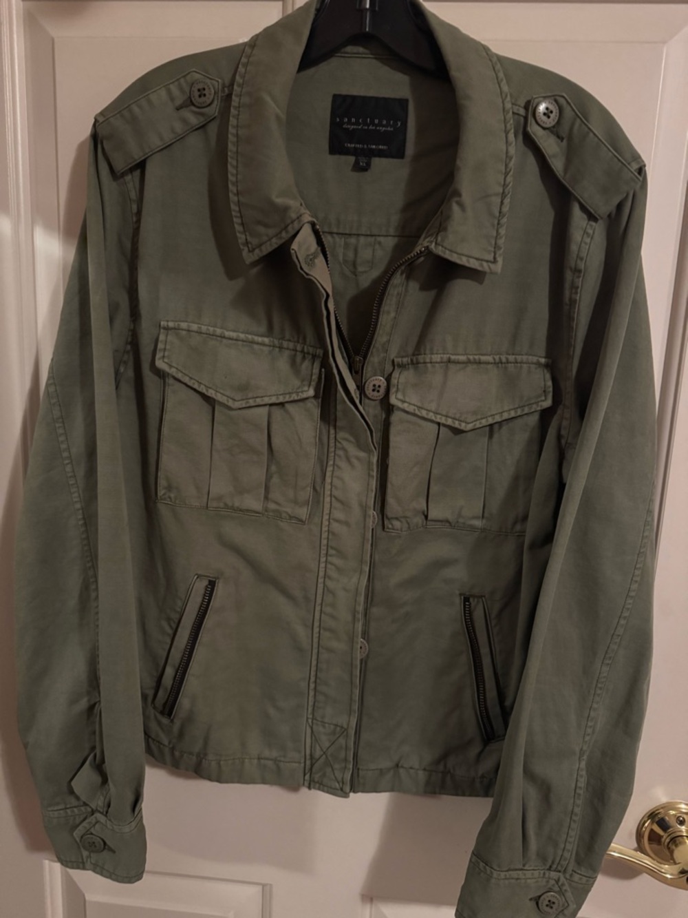 Sanctuary Utility Habitat Jacket In Olive **NWOT**  Size - XL - Picture 11 of 16